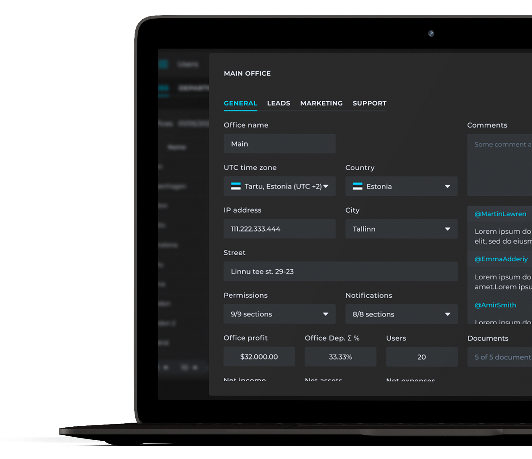 CRM final screens