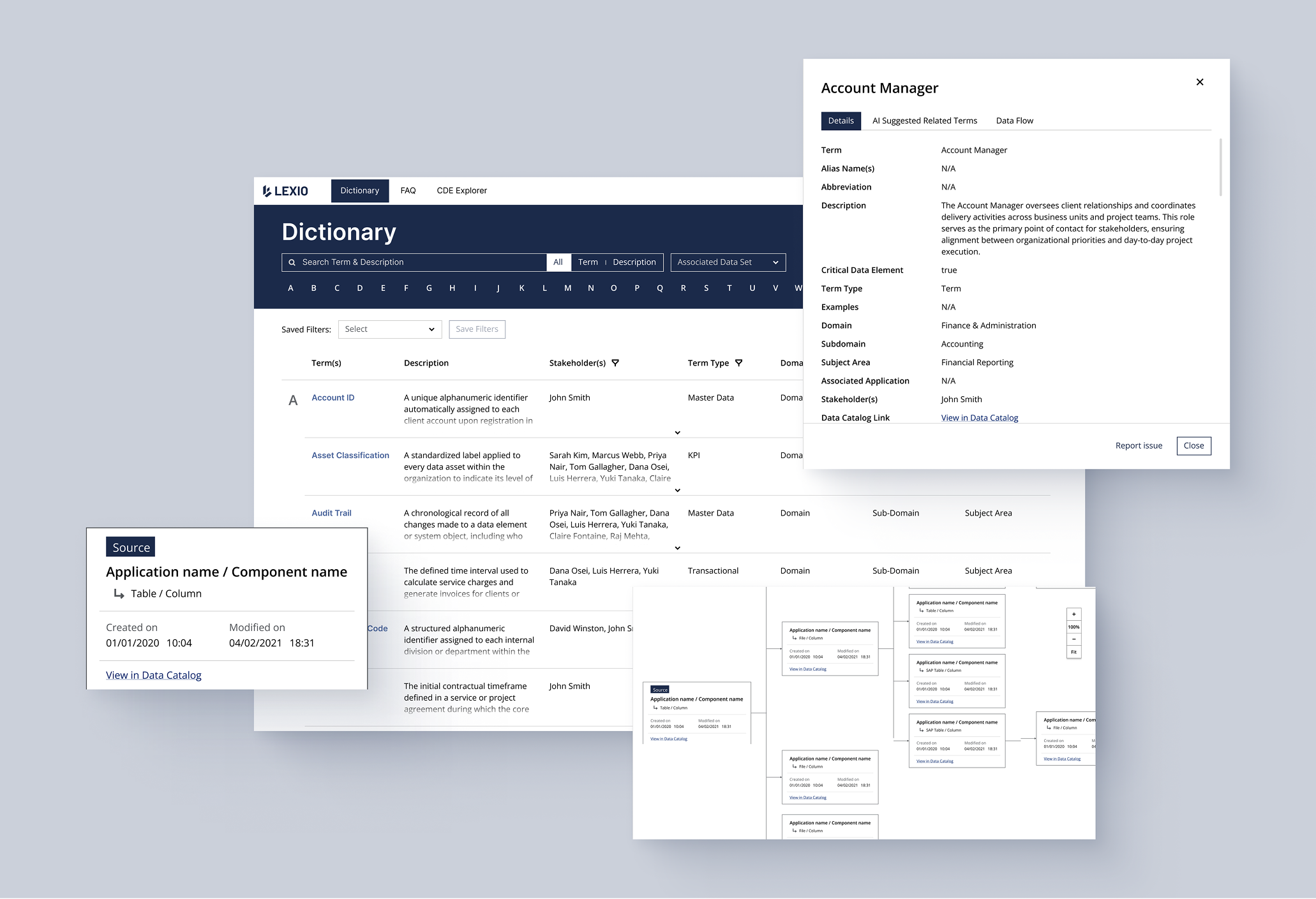 Lexio product screenshot
